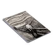 Edvard Munch de schermfoto die beroemd is Notitieboek (Rechterzijde)