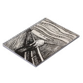 Edvard Munch de schermfoto die beroemd is Notitieboek (Linkerzijde)