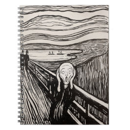 Edvard Munch de schermfoto die beroemd is Notitieboek