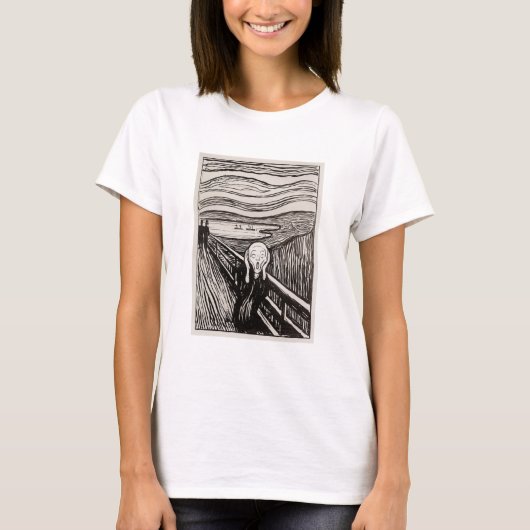 Edvard Munch de schermfoto die beroemd is T-shirt (Voorkant)
