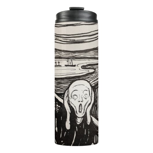 Edvard Munch de schermfoto die beroemd is Thermosbeker (Voorkant)