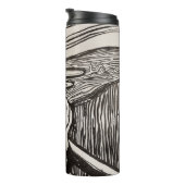 Edvard Munch de schermfoto die beroemd is Thermosbeker (Geroteerd rechts)