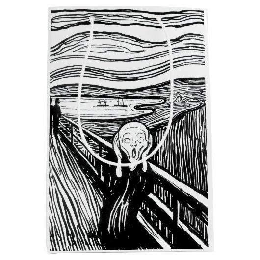 Edvard Munch - De schermlithograaf Medium Cadeauzakje (Voorkant)