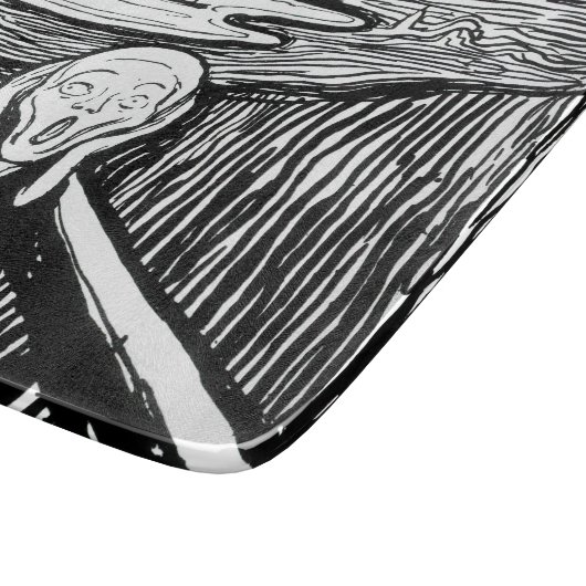 Edvard Munch - De schermlithograaf Snijplank (Hoek)