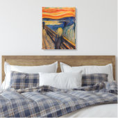 Edvard Munch - De Schreeuw 1893 Canvas Afdruk (Insitu (Slaapkamer))