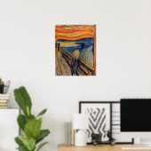 Edvard Munch - De Schreeuw 1893 Poster (Thuiskantoor)