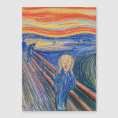 Edvard Munch - De Schreeuw 1895 Magnetische Kaart (Voorkant)