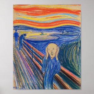 Edvard Munch - De Schreeuw 1895 Poster