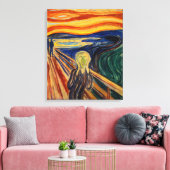 Edvard Munch - De Schreeuw 1910 Canvas Afdruk (Insitu (Woonkamer))