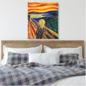 Edvard Munch - De Schreeuw 1910 Canvas Afdruk (Insitu (Slaapkamer))