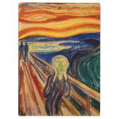 Edvard Munch - De Schreeuw 1910 Klembord (Achterkant)