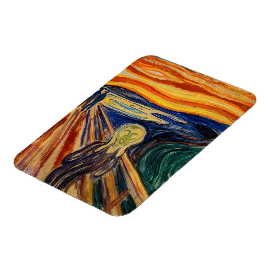 Edvard Munch - De Schreeuw 1910 Magneet (Linkerzijde)