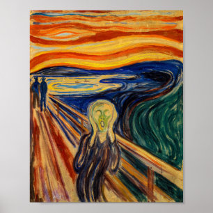 Edvard Munch - De Schreeuw 1910 Poster