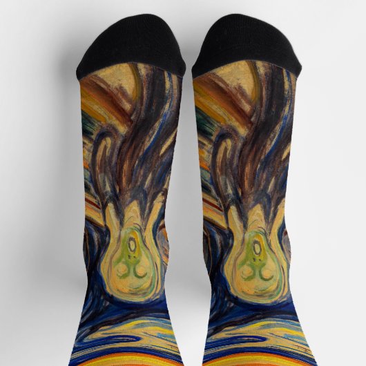 Edvard Munch - De Schreeuw 1910 Sokken (Top)