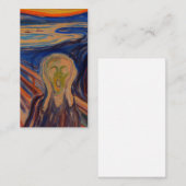Edvard Munch De Schreeuw 1910 Visitekaartje (Voorkant / Achterkant)