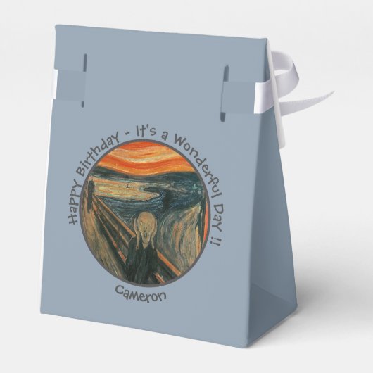 Edvard Munch De Schreeuw Feest Items Collectie Bedankdoosjes (Achterkant)