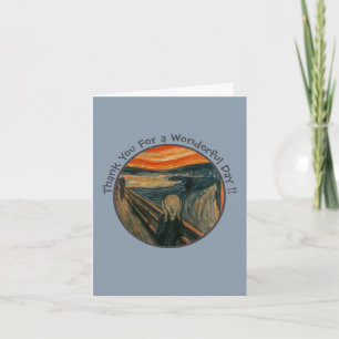 Edvard Munch De Schreeuw Feest Items Collectie Bedankkaart