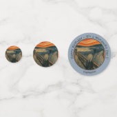 Edvard Munch De Schreeuw Feest Items Collectie Confetti (Voorkanten)