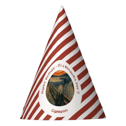 Edvard Munch De Schreeuw Feest Items Collectie Feesthoedjes (Voorkant)