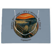 Edvard Munch De Schreeuw Feest Items Collectie Groot Cadeauzakje (Voorkant)