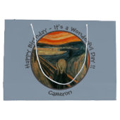 Edvard Munch De Schreeuw Feest Items Collectie Groot Cadeauzakje (Achterkant)