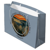 Edvard Munch De Schreeuw Feest Items Collectie Groot Cadeauzakje (Achterkant Gekanteld)