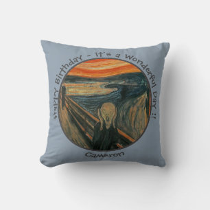 Edvard Munch De Schreeuw Feest Items Collectie Kussen