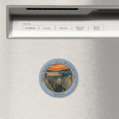 Edvard Munch De Schreeuw Feest Items Collectie Magneet (Insitu (Vaatwasser))
