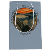 Edvard Munch De Schreeuw Feest Items Collectie Medium Cadeauzakje (Voorkant)