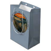 Edvard Munch De Schreeuw Feest Items Collectie Medium Cadeauzakje (Achterkant Gekanteld)