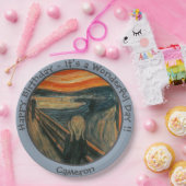 Edvard Munch De Schreeuw Feest Items Collectie Papieren Bordje (Feest)