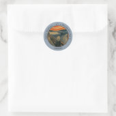 Edvard Munch De Schreeuw Feest Items Collectie Ronde Sticker (Tas)