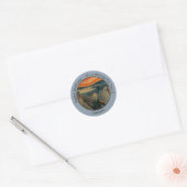 Edvard Munch De Schreeuw Feest Items Collectie Ronde Sticker (Envelop)