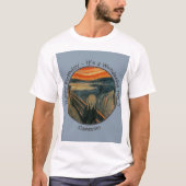 Edvard Munch De Schreeuw Feest Items Collectie T-shirt (Voorkant)