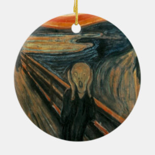 Edvard Munch - De Schreeuw Keramisch Ornament
