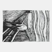 Edvard Munch - De Schreeuw Lithografie Theedoek (Horizontaal)