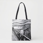Edvard Munch - De Schreeuw Lithografie Tote Bag (Voorkant)