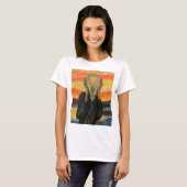 Edvard Munch, "De schreeuw" T-shirt (Voorkant volledig)