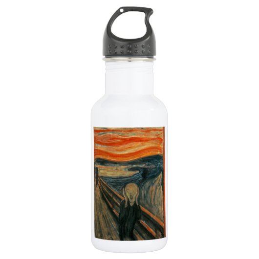 Edvard Munch - De Schreeuw Waterfles (Voorkant)