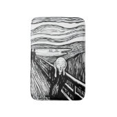 Edvard Munch - De Scream Lithografie Badmat (Voorkant Verticaal)