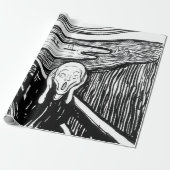 Edvard Munch - De Scream Lithografie Cadeaupapier (Uitgerold)
