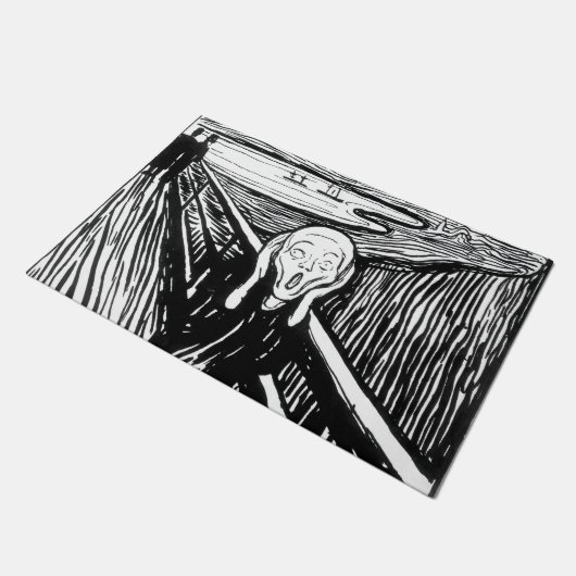Edvard Munch - De Scream Lithografie Deurmat (Schuin)