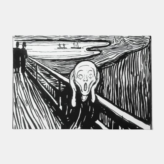 Edvard Munch - De Scream Lithografie Deurmat (Voorkant)