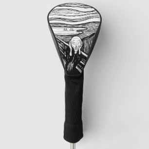 Edvard Munch - De Scream Lithografie Golfheadcover