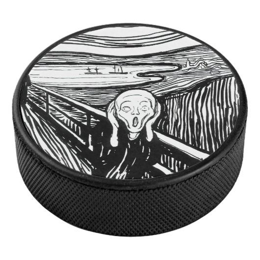 Edvard Munch - De Scream Lithografie Hockey Puck (3/4)