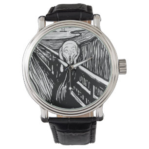 Edvard Munch - De Scream Lithografie Horloge