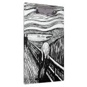 Edvard Munch - De Scream Lithografie Klembord (Rechts)