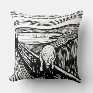 Edvard Munch - De Scream Lithografie Kussen