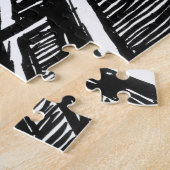 Edvard Munch - De Scream Lithografie Legpuzzel (Zijkant)