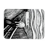 Edvard Munch - De Scream Lithografie Magneet (Horizontaal)
